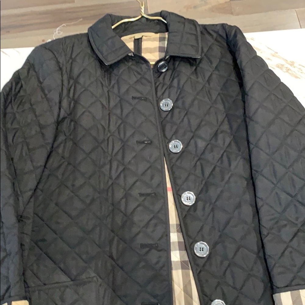 Women’s Burberry Quilted Jacket - Black Size L